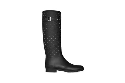 hunter boots ysl|Saint Laurent x Hunter Release Studded Rain Boots .